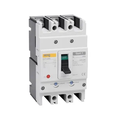 150A 160A Ayarlanabilir 3 Fazlı MCCB